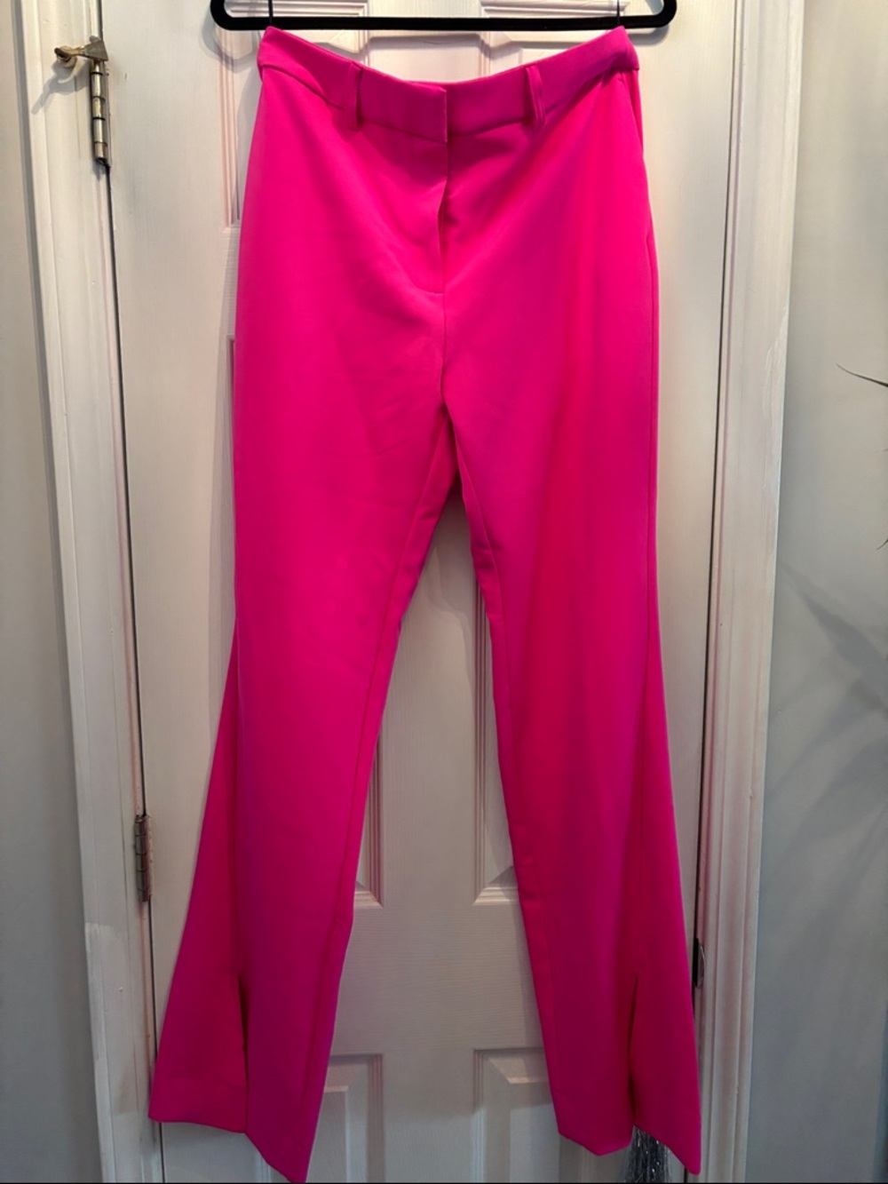 DKNY Vibrant Hot Pink Boot-Cut Pants
